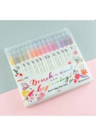 Resim Pentel Arts Brush Sign Pen Twin 30'lu Fırça Uçlu Kalem Set / Sesw 