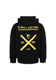 Resim BRZ Kids Oversize Baskılı Erkek Çocuk Kapüşonlu Sweatshirt Hoodie 
