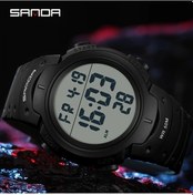 Resim Primepickings Sanda Erkek Spor Digital Saati Siyah Beyaz 50m Su Geçirmez Kronometre Hediye Diğer 