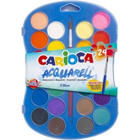 Resim Nessiworld Carioca Sulu Boya 30 mm Fırçalı 24'Lü 