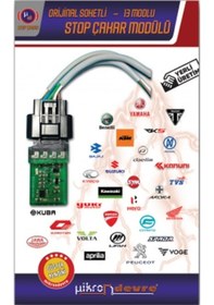 Resim Mikron Devre Yamaha Xmax300 2024-2025 Uyumlu 13 Modlu Stop Çakar Modülü Uçak Kanadı F1 Stil 