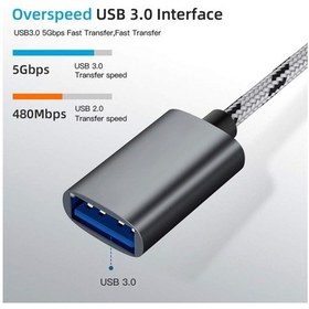 Resim USB 3.0 OTG To Type C + Micro USB Data Şarj Çevirici Dönüştürücü 