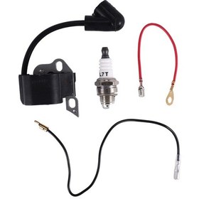 Resim Stihl Ms170 Ms180 Testere İçin Ateşleme Bobini Buji Ve Kabloları 