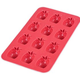 Resim Silicolife Ananas Buz Kalıbı - Kırmızı 