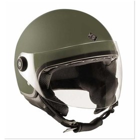 Resim Tucano Urbano El Jettın Yarım Kask Mat Haki Yeşil 