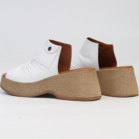 Resim Pierre Cardin Pc-7211- 3807 Beyaz-kadın Topuklu Terlik Beyaz 