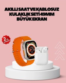 Resim Diğer Watch 9 Max Akıllı Saat 45 Mm Geniş Ekran Kulaklık Seti 