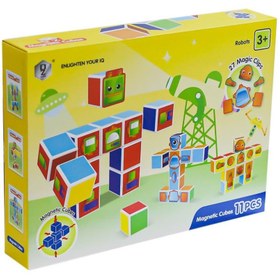 Resim Nessiworld KZL-HD356A Manyetik Set Zeka Küpleri 11 Parça -Kızılkaya Oyuncak 