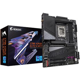 Resim Gigabyte Z790 Aorus Elite X Wi-Fi 7 8266 MHz OC DDR5 Soket 1700 M.2 HDMI DP ATX Anakart Gigabyte