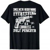 Resim Kablosuz Delgeç Her Şeyi Yeniden Tanımlıyoruz Tişörtü SIYAH 