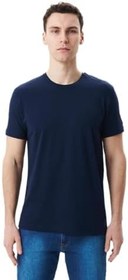 Resim Ar-ma Erkek Bisiklet Yaka Tişört Regular Fit%95 Pamuk%5 Likra Süprem Basic Baskısız Y29344453002 Lacivert-L1 