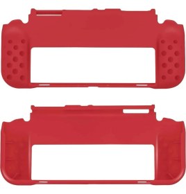 Resim Nintendo Switch OLED El Destekli Grip Tasarımlı Koruyucu Silikon Kılıf 