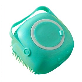 Resim Yumuşak Soyulma, Kaymaz Saplı Yumuşak Dikdörtgen ve Kalp Şekilli Silikon Banyo Fırçası - Hipoalerjenik Derin Temizleme Vücut Temizleyici, Cilt Bakımını Geliştirmek İçin Masaj Aracı|Ergonomik Tasarım|Silikon Vücut Fırçası 