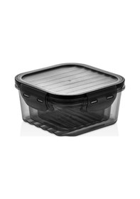Resim Golden Rod 6 Parça Sızdırmaz Kare Saklama Kabı Seti Siyah 