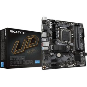 Resim Gigabyte INTEL B760M DS3H DDR4 5333MHz(OC) HDMI+DP+VGA M.2 16x 1700P USB 3.2 TYPE-C (12-13. Nesil) 