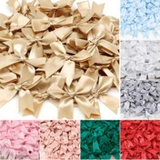Resim 10/50 adet 8.5*8.5cm Büyük Saten Kurdele Yaylar, Kırlangıç Kuyruğu Şeklinde Polyester Kurdele Fiyoğlu, Giysi DIY Düğün Doğum Partisi Paketleme Dekorasyonu için 