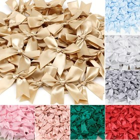 Resim 10/50 adet 8.5*8.5cm Büyük Saten Kurdele Yaylar, Kırlangıç Kuyruğu Şeklinde Polyester Kurdele Fiyoğlu, Giysi DIY Düğün Doğum Partisi Paketleme Dekorasyonu için 