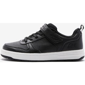Resim Skechers Smooth Street Büyük Erkek Çocuk Siyah Spor Ayakkabı 405632l Bkw Siyah 