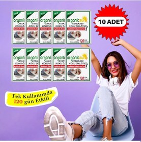 Resim Organicsun 10'lu Paket Ayakkabı Koku Önleyici Giderici Toz 