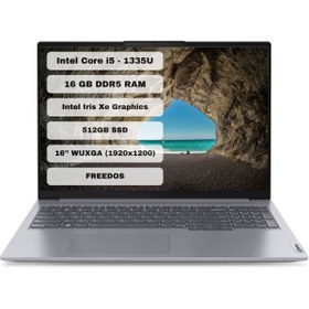 Resim LENOVO NB 16 THINBOOK 21KH001ETR I5-1335U 16GB 512SSD O/B 16 DOS LENOVO NB 16 THINBOOK 21KH001ETR I5-1335U 16GB 512SSD O/B 16 DOS