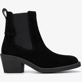 Resim Valmenti Kadın Hakiki Deri Siyah Süet Casual Bot 35 Ad1052 Bn Bot Sk24-25 Sıyah Suet Siyah Suet 