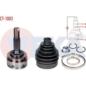 Resim Veka-ct-1003 - Aks Kafası Sol-sag On Dıs Cıtroen C3 Iı 1.4 Hdı 