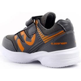 Resim Slazenger KING Erkek Çocuk Sneaker Koşu & Yürüyüş Ayakkabısı Koyu Gri / Turuncu 