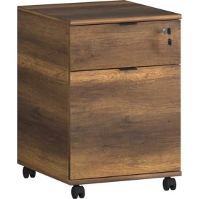 Resim Rio Ofis Kilitli Çekmeceli Keson - Oslo Ceviz 