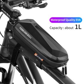 Resim Elektrikli Scooter Bisiklet Kadran Çantası Ön Asma Çanta Su Geçirmez 