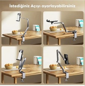 Resim Ally 360 Dönebilen Katlanır Masaüstü Tablet Ve Telefon Tutucu- 5775 