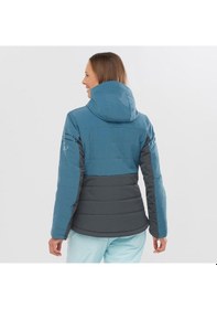 Resim Salomon Edge Kadın Kayak Montu Mallard Blue Lc1560900 Mavi 