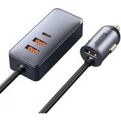 Resim Marcador Baseus Share Together PPS 120W 4 Portlu (3 USB+1 Type-C) Hızlı Araç Şarjı 1.5m 