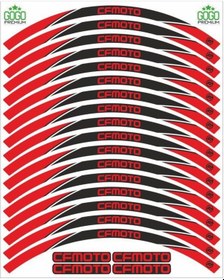 Resim Cf Moto Cf Moto Kırmızı Jant Şeridi (530635727) 