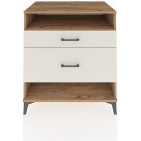 Resim Kronos Şifonyer Tek Raflı 2 Çekmeceli 88x59x96 Çam-aytaşı Atlas Çam 