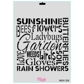 Resim Skygo Rich New Seri N-326 Stencil 35x25 cm 