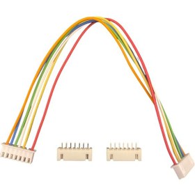 Resim 5 Adet 2.50mm 7 Pin Çift Taraflı Jst Xh Konnektör 10cm Kablolu 