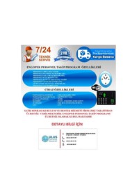 Resim Wifi İle Bağlantı Parmak İzi Personel Takip Sistemi Program Dahil 