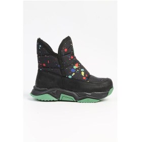 Resim Benetton Bn-50046 - 3256 Siyah Yesil -çocuk Bot 001 