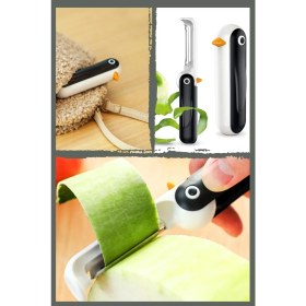 Resim Dekorlu Katlanabilir Pratik Paslanmaz Çelik Soyacak Sebze Meyve Soyma Doğrama 