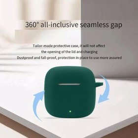 Resim GPACK Huawei FreeBuds SE 2 uyumlu Kulaklık Kılıfı Model Uyumlu Mat Silikon Soft Kancalı SF7 Pembe 