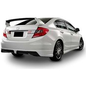 Resim Civic Fb7 Mugen Rr Arka Ek Mat Siyah Sağ Sol Tek Egzoz Çıkışlı 2012 - 2016 