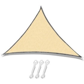 Resim Teltree Uv Koruma Bahçe Gölgelik - Üçgen Şekilli Taşınabilir Güneşlik Perde 112 Karakter Haki 