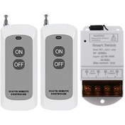 Resim Ximistore9 433mhz Kablosuz Kumanda Röle Anahtarı, 110v-220v Evrensel, Yüksek Güçlü, Su Pompa Uzaktan Kontrol, 2 Kumanda + 1 Alıcı Modülü 