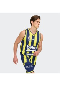 Resim Adidas Kt0562 Fen H Jsy M Fenerbahçe Basketbol 25-26 İç Saha Erkek Forması Sarı 
