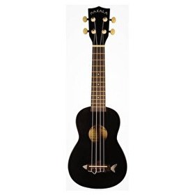 Resim Kala Makala Shark Soprano Ukulele (Siyah) 