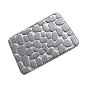 Resim K-Yonlineticaret Memory Kaydırmaz Banyo Paspası Gri 