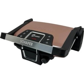 Resim Schafer Tostçumm Tost Makinesi 1000 W Alüminyum Plaka Rose Gold Renkli Tek Taraflı 