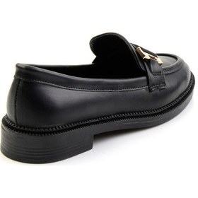 Resim Siyah Kadın Loafer Ayakkabı K01216100009 Siyah 
