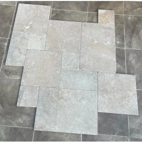 Resim Kenar Kırma Traverten Set Döşeme / Kaplama 
