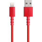 Resim Anker PowerLine Select+ Apple Lightning 0.9 Metre USB Data/Şarj Kablosu - Kırmızı - MFI Lisanslı 